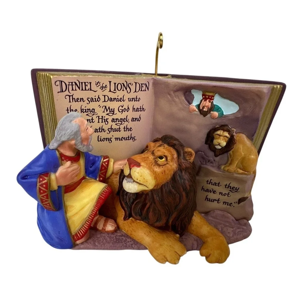 Hallmark Keepsake Daniel in the Lions Den Bible Stories Ornament 2001 QX8122